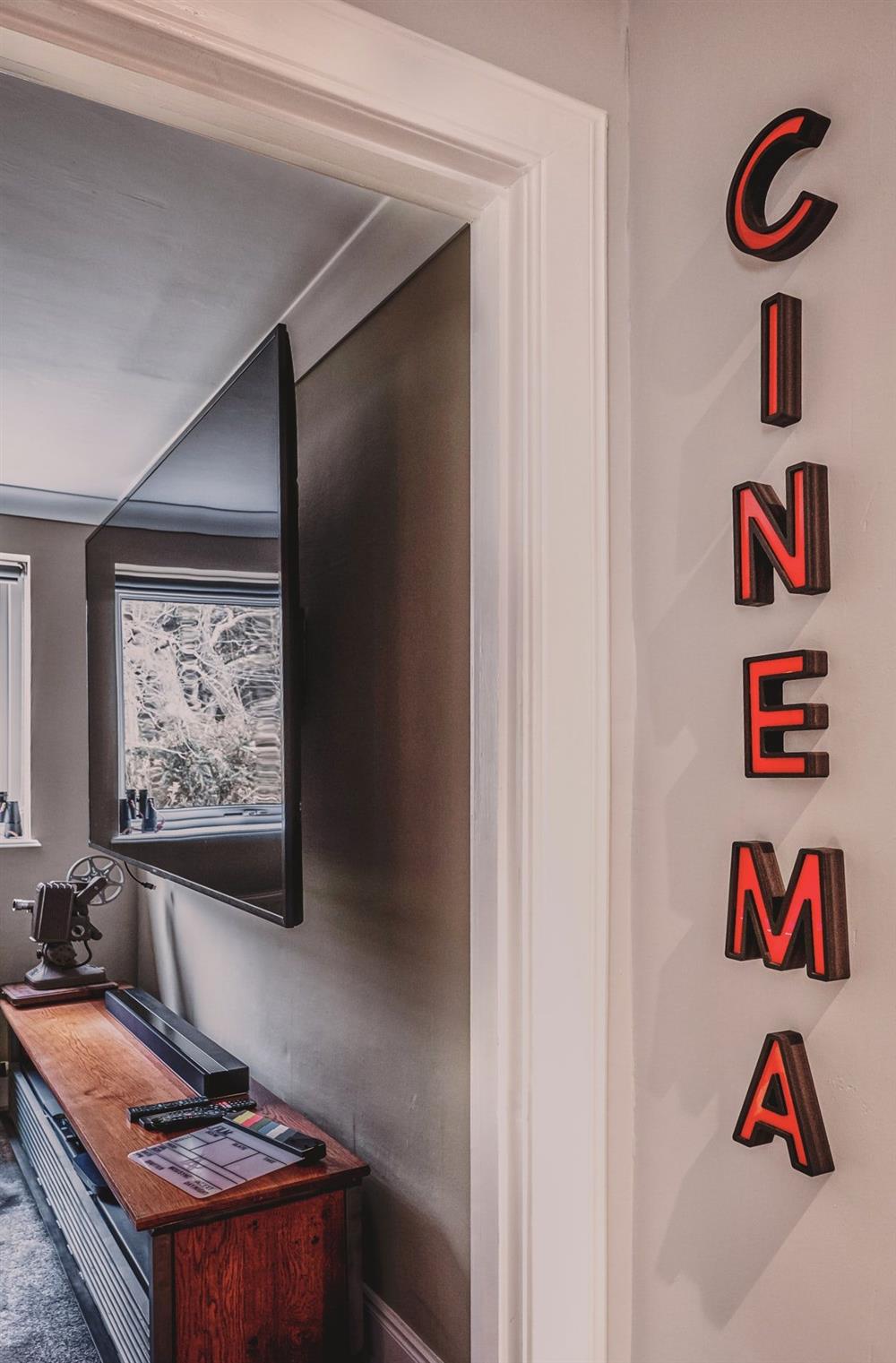 The cinema room