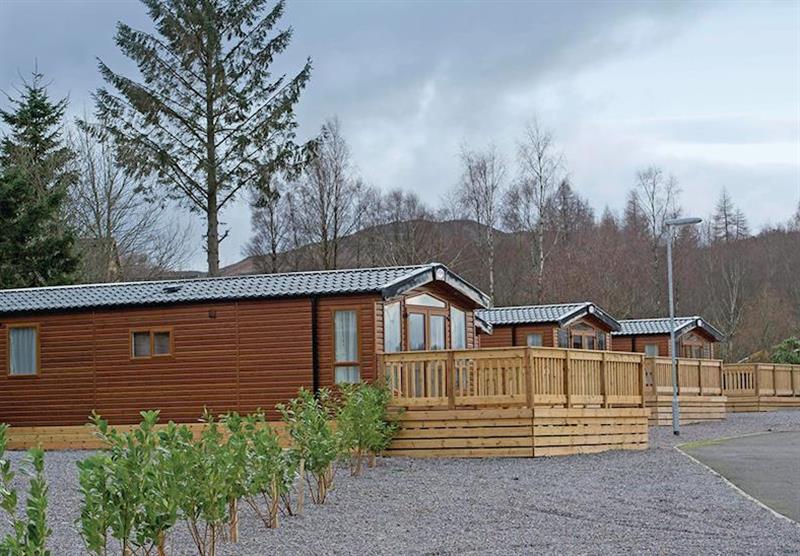 One of the Caledonian lodges at Loch Ness Retreat in Fort Augustus, Inverness-shire