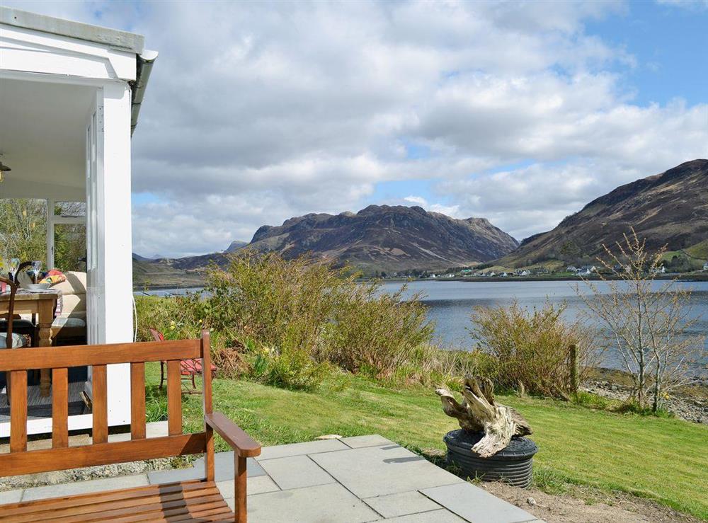 Uninterrupted views at Loch Shore Cottage in Dornie, near Kyle, Ross-Shire