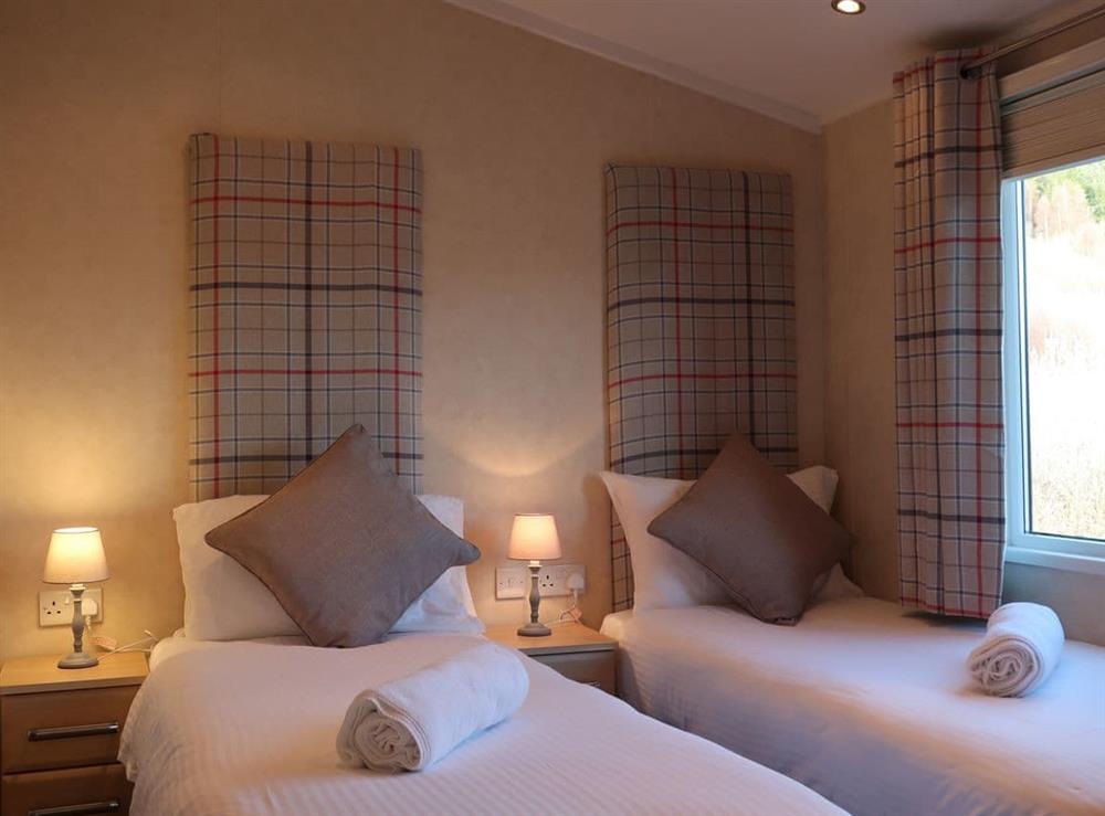 Comfortable twin bedroom at Tiree, 