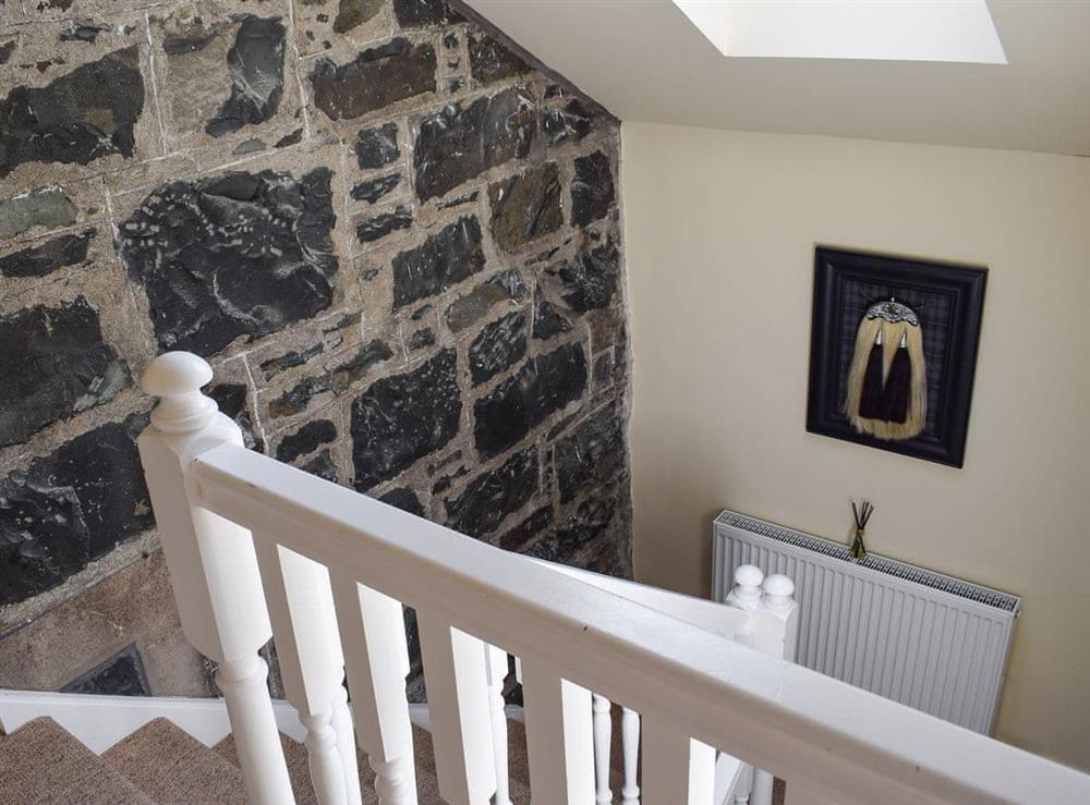 Stairs at Lochearnside Lodge in St Fillans, near Crieff, Perthshire