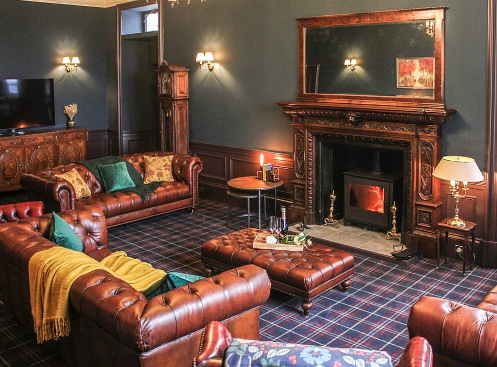 Living room at Lochieheads House in Auchtermuchty, near St Andrews, Fife