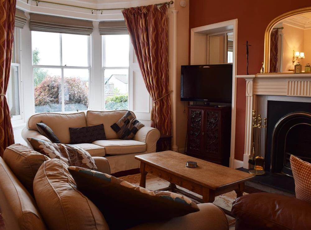 Living room at Lochinver in Crieff, Perthshire