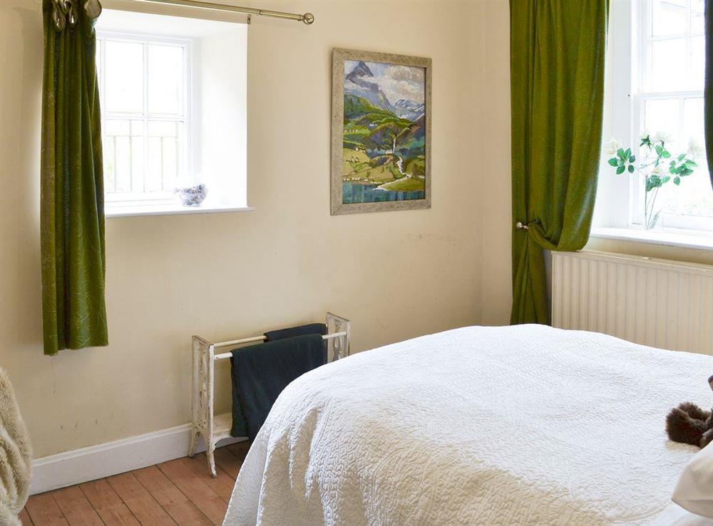 Peaceful double bedroom at Lochside Garden House in Kelso, Roxburghshire
