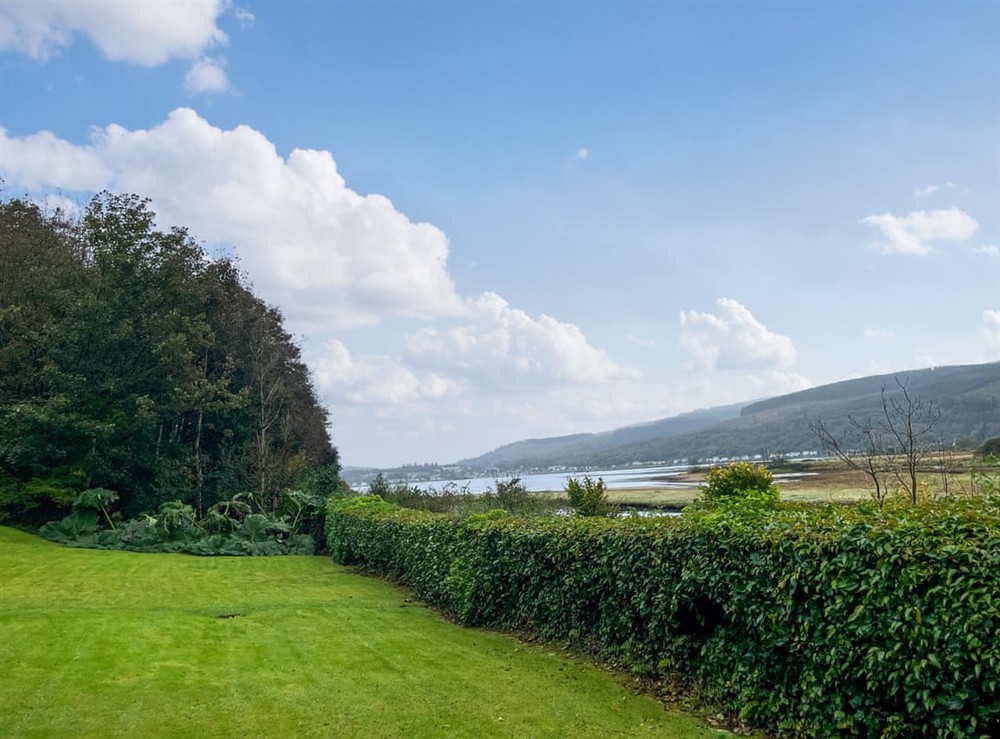 View at Lochside Hermitage in Kilmun, near Dunoon, Argyll