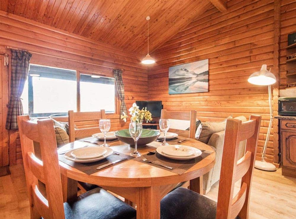 Dining Area (photo 2) at Lochside Log Cabin in Brora, Sutherland