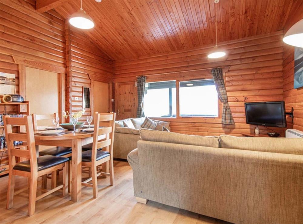 Living area (photo 2) at Lochside Log Cabin in Brora, Sutherland