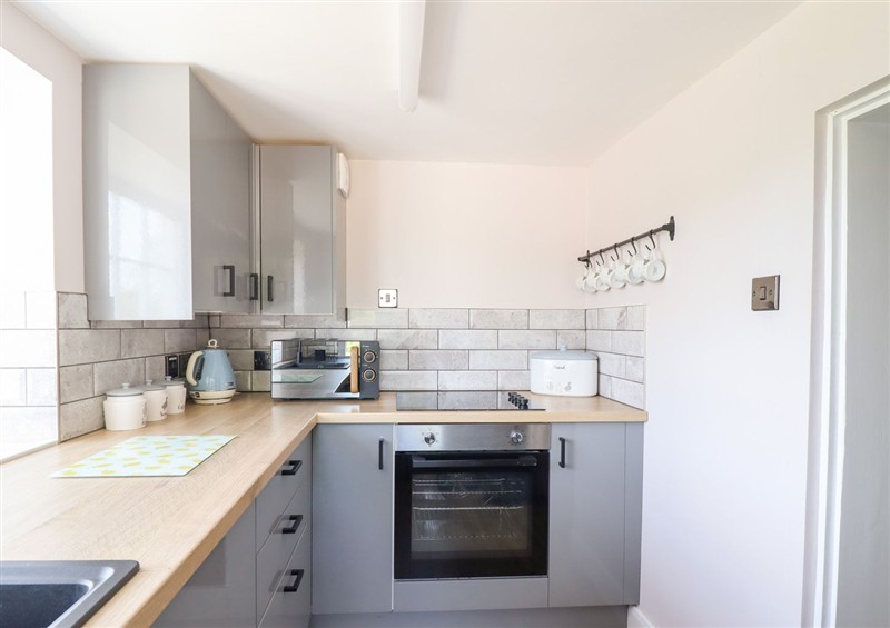 This is the kitchen at Lockmans Cottage, Arddleen near Llandrinio