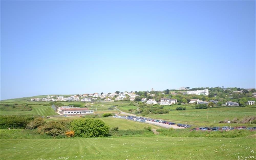 View from the communal grounds at Lockslea House in Thurlestone