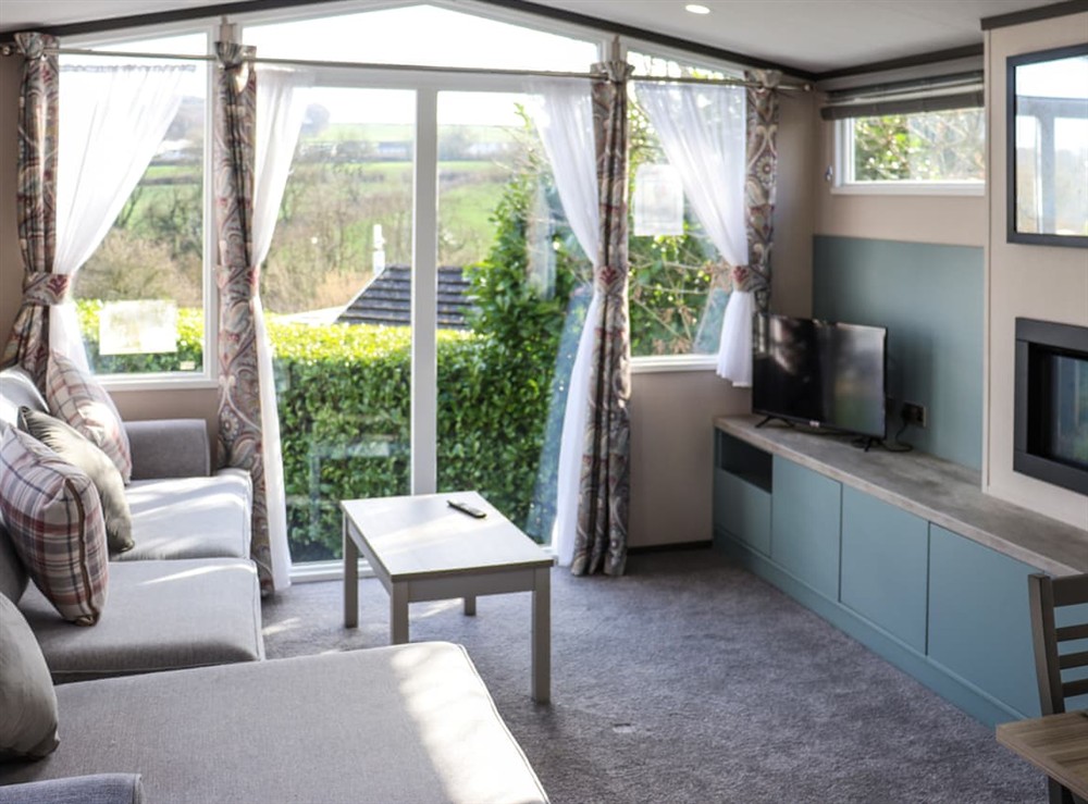 Open plan living space at Lockwood 47 in Narberth, Dyfed