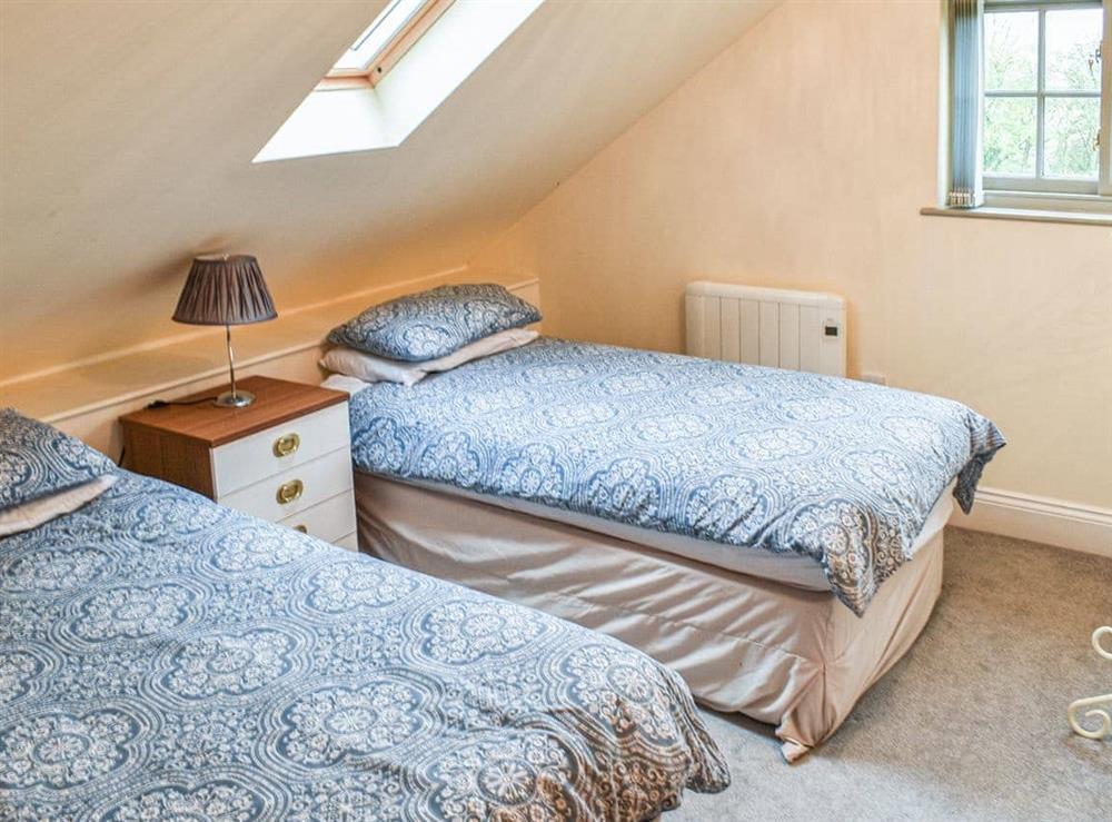 Twin bedroom at Lockwood Barn in Salton, near Kirkbymoorside, North Yorkshire