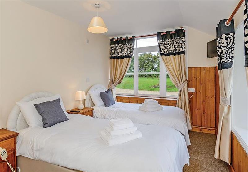 Twin bedroom in Lode Hall at Lode Hall Cottages in Three Holes, Cambridge