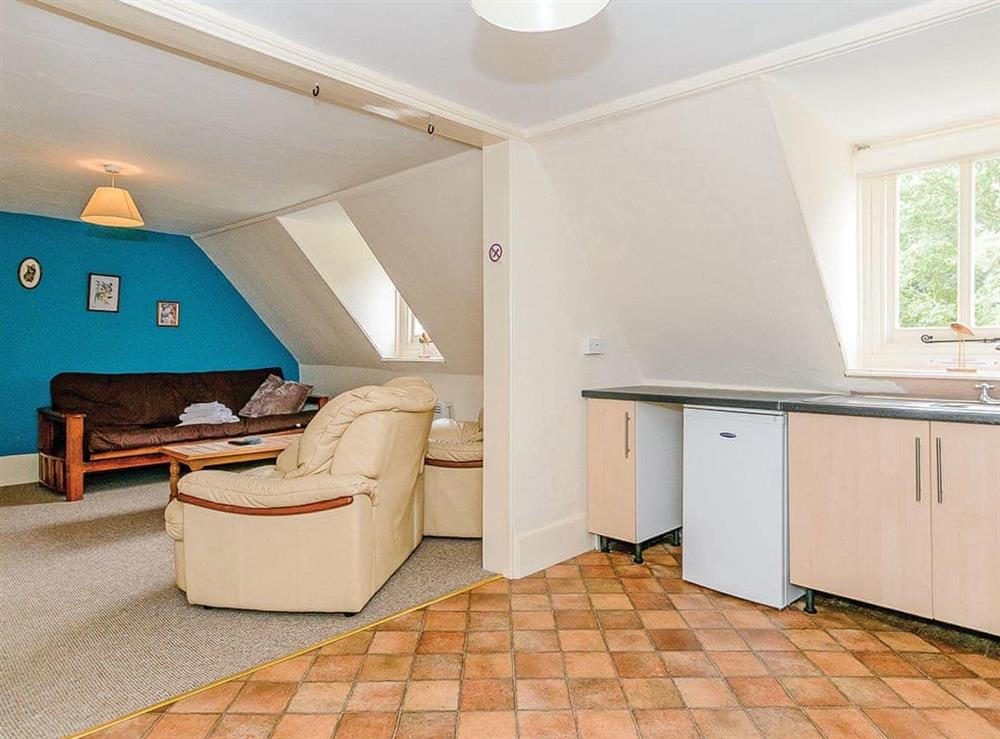 Upper floor open-plan living space at Lode Hall in Three Holes, near Downham Market, Norfolk