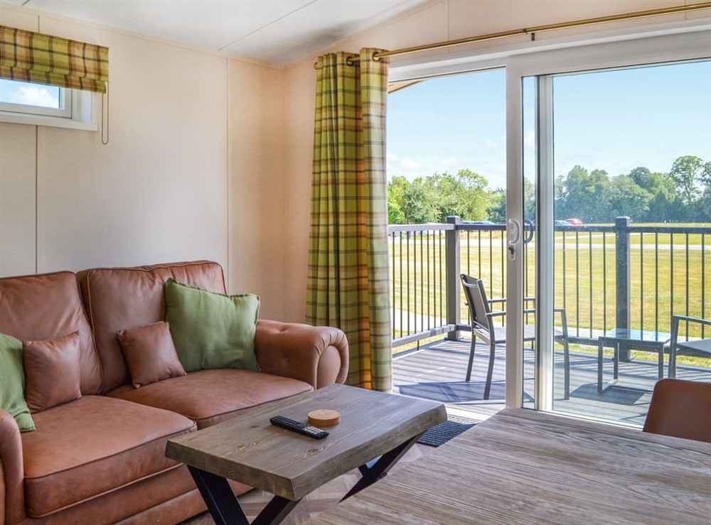 Living area at Lodge 1 in Cottingham, North Humberside