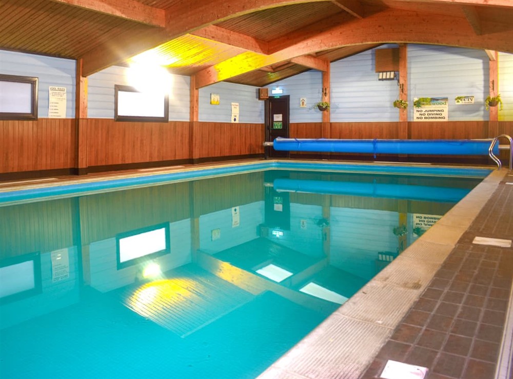 Swimming pool at Lodge 1 in Lyme Regis, Devon