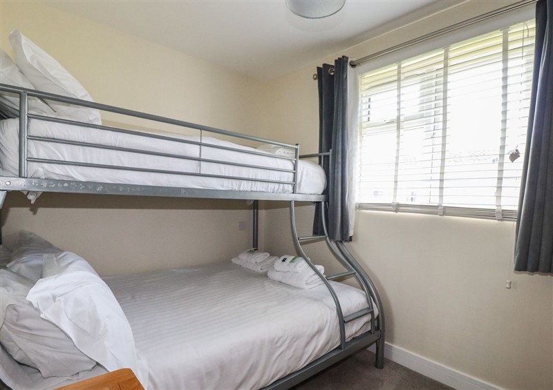One of the 3 bedrooms at Lodge 18, St Merryn