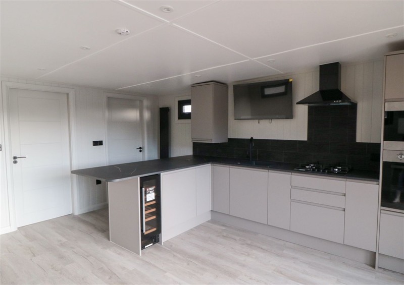 Kitchen at Lodge 2 @ Holmewood Lakes, Yarm