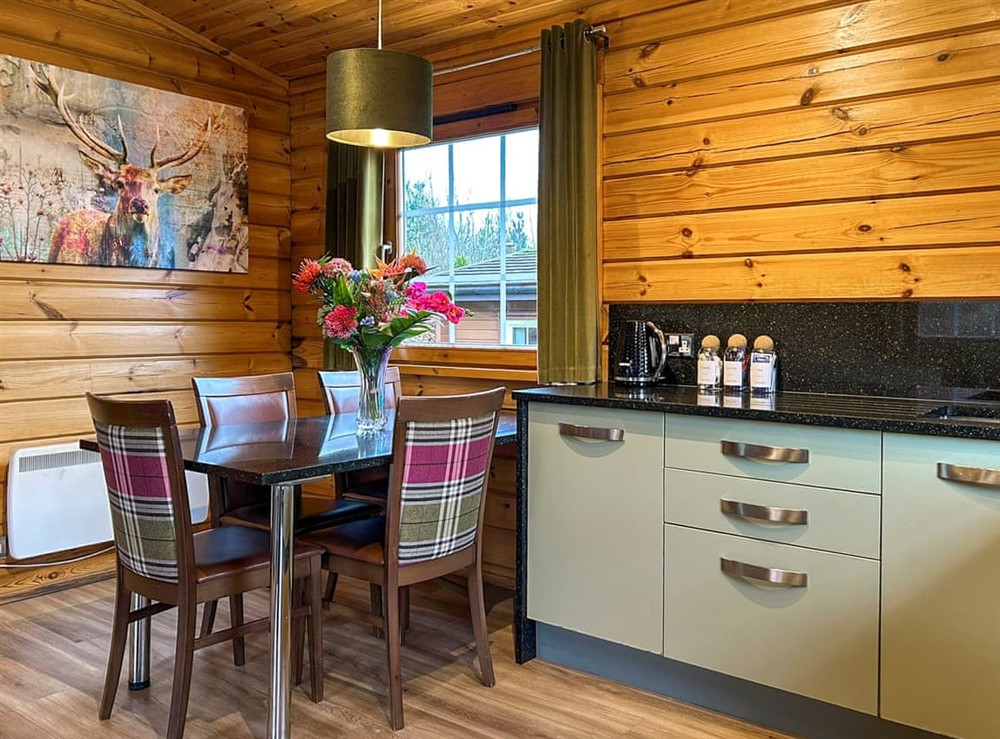 Kitchen/diner at Lodge 2 in Glasgow, Renfrewshire