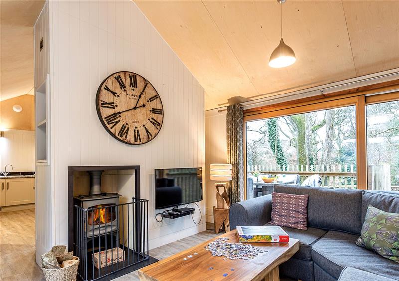 Enjoy the living room at Lodge 20, Corfe Castle