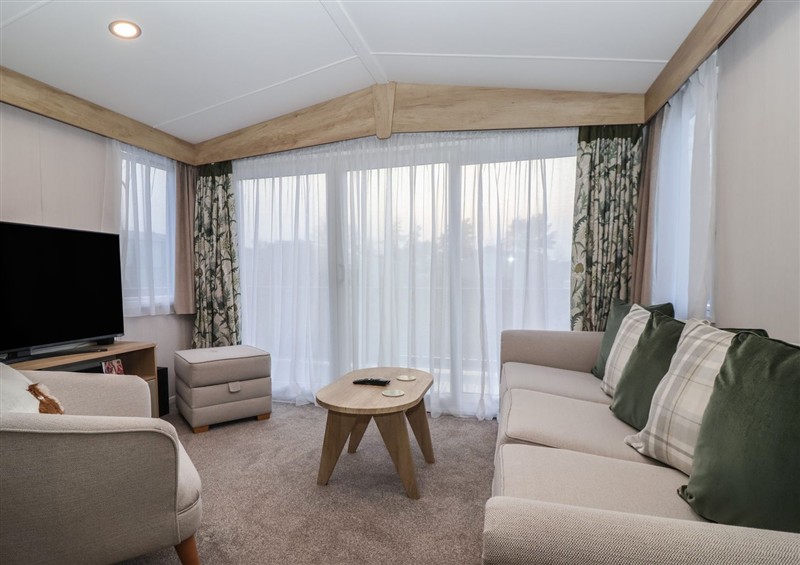 This is the living room at Lodge 22, Moselle, East Heslerton near Sherburn