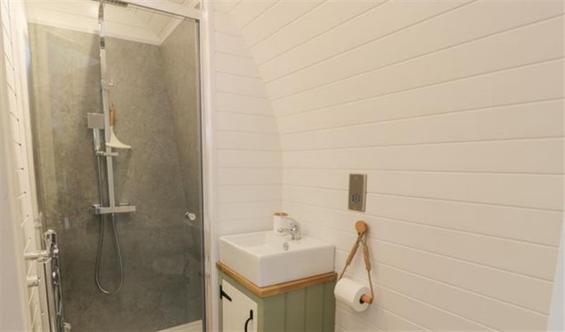 The bathroom at Lodge 3, Lochmaben