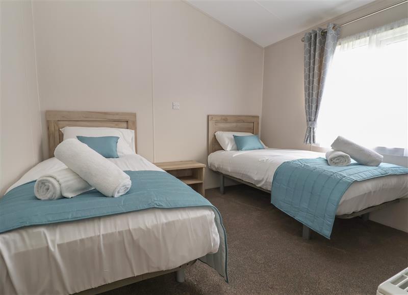 One of the 2 bedrooms at Lodge 3, St Asaph