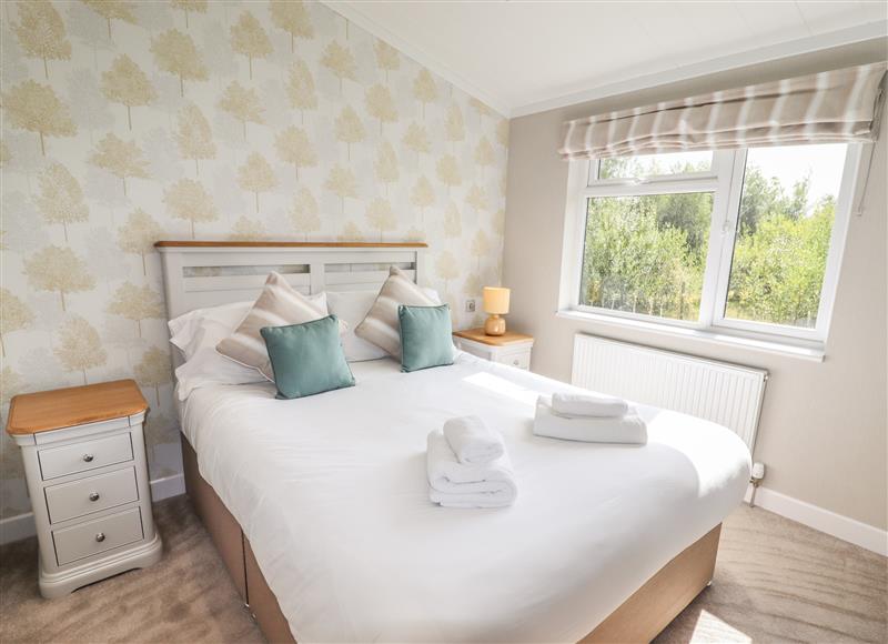 One of the bedrooms at Lodge 40, Delamere