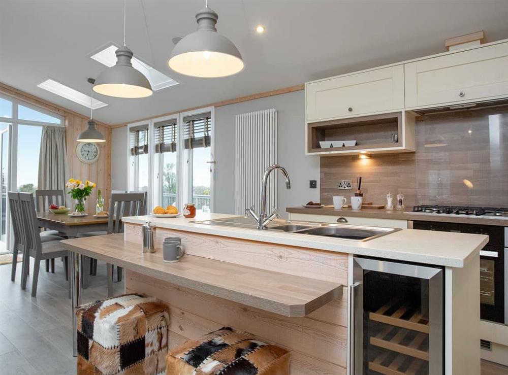 Kitchen area at Lodge  42 NPH in Newquay, Cornwall