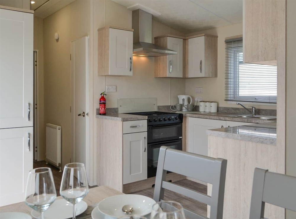 Kitchen at Lodge 46 in Bridlington, North Humberside