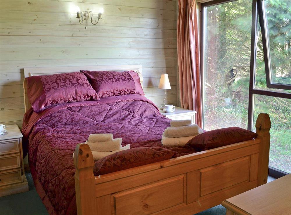 Double bedroom at Lodge 46 in Woolsery, near Bideford., Devon
