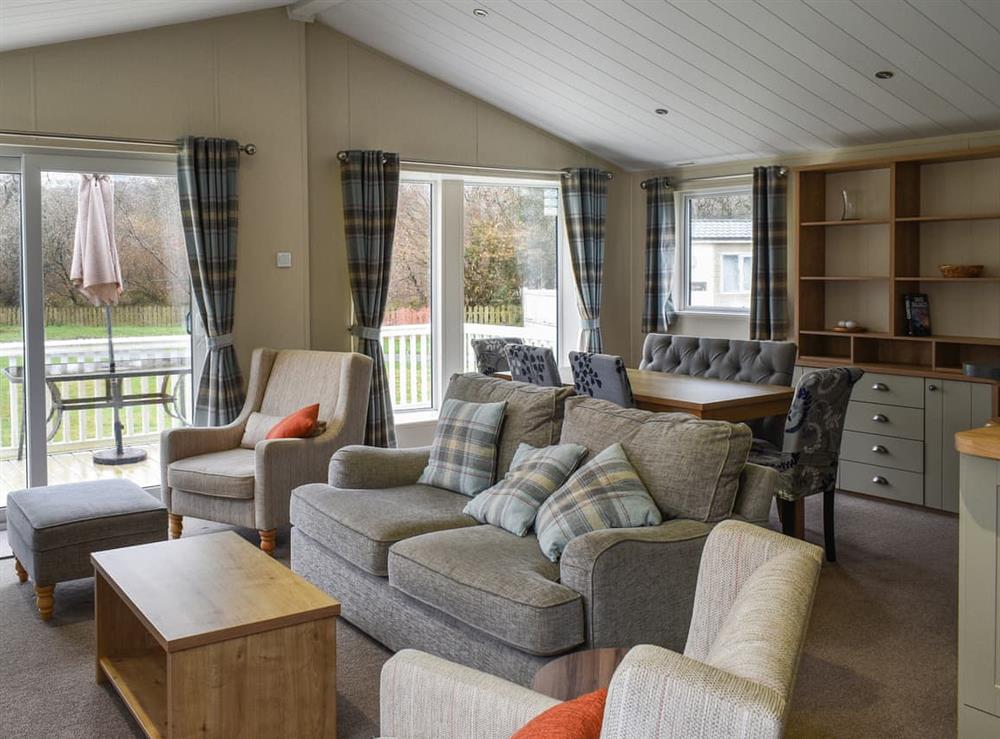 Living area (photo 2) at Lodge 78 Sun Valley in Pentewan, near St Austell, Cornwall