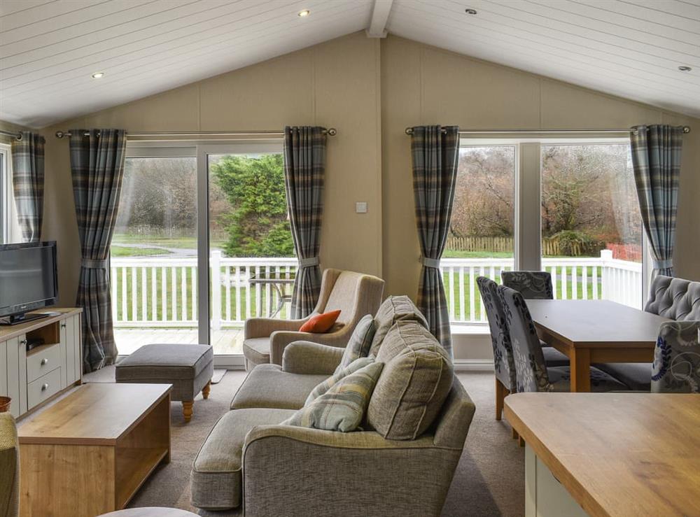 Living area (photo 3) at Lodge 78 Sun Valley in Pentewan, near St Austell, Cornwall