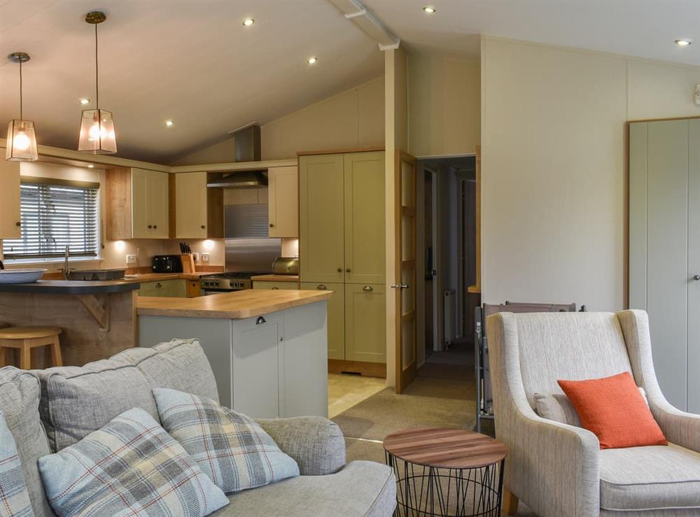 Open plan living space (photo 2) at Lodge 78 Sun Valley in Pentewan, near St Austell, Cornwall