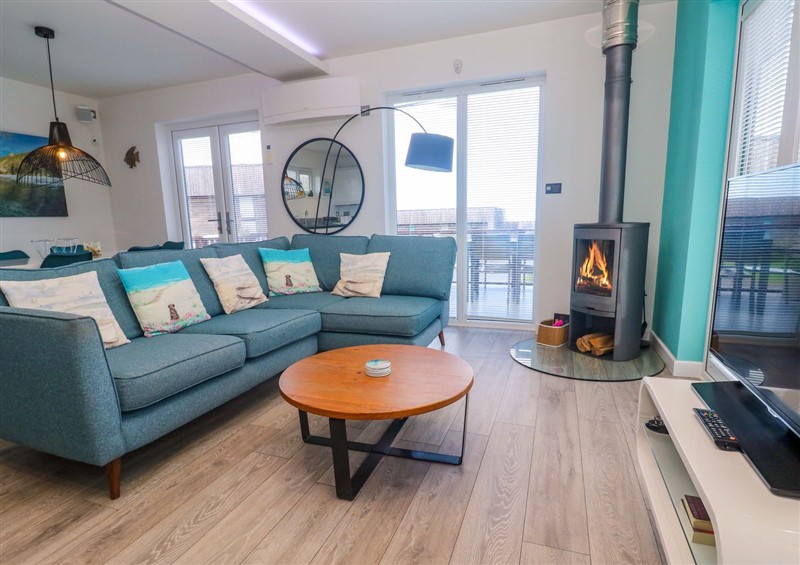 The living area (photo 2) at Lodge 83, Gwel an Mor, Portreath