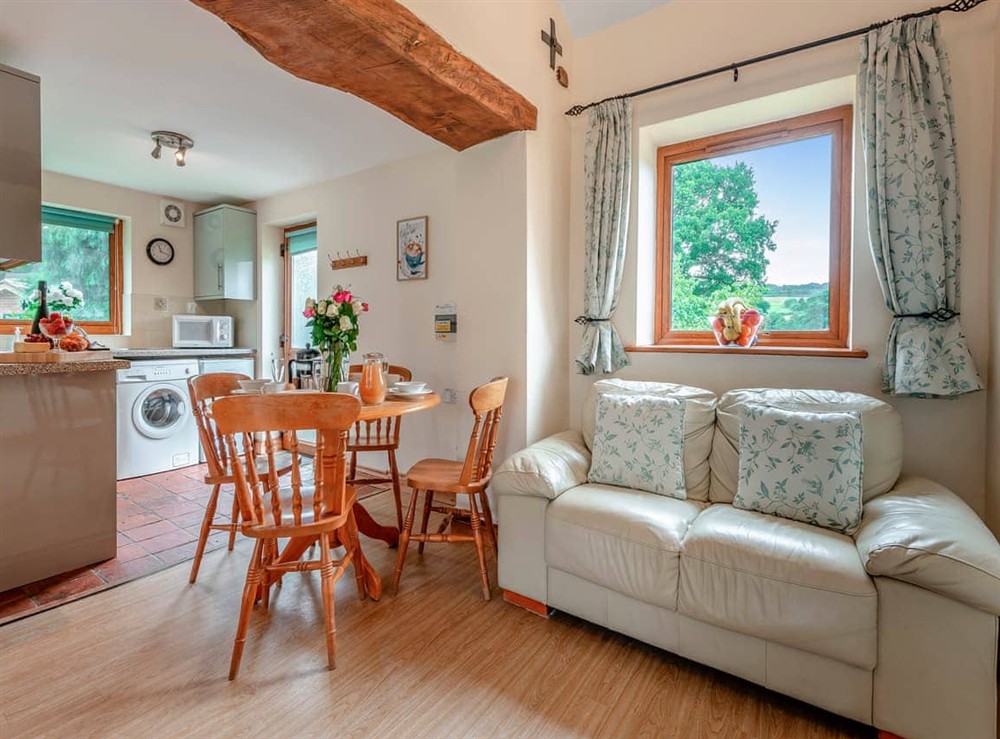 Open plan living space at Lodge in Blandford Forum, Dorset