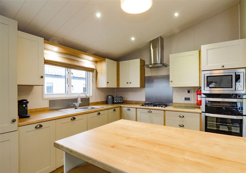 This is the kitchen at Lodge BR55 at Pevensey Bay, Pevensey Bay