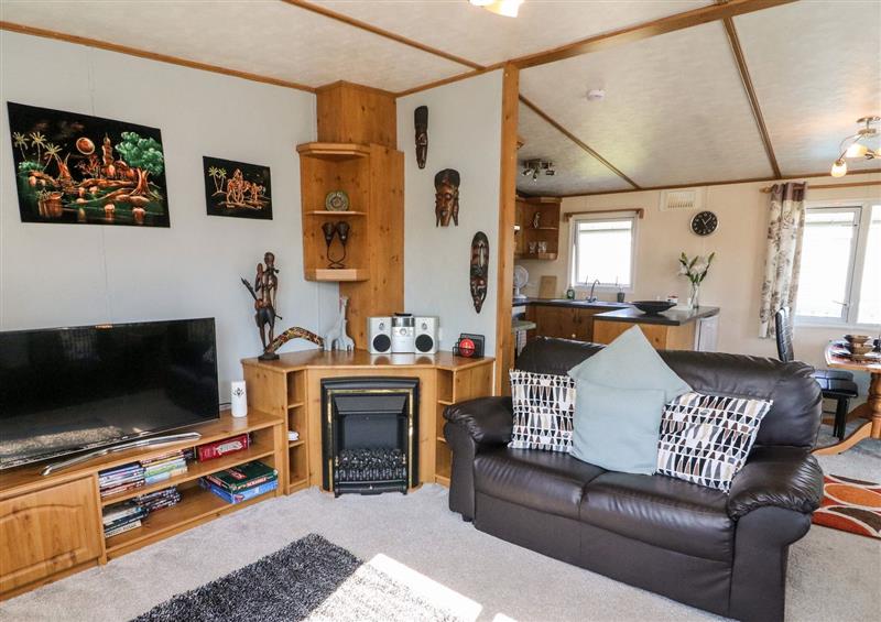 Relax in the living area at Lodge, Carnforth