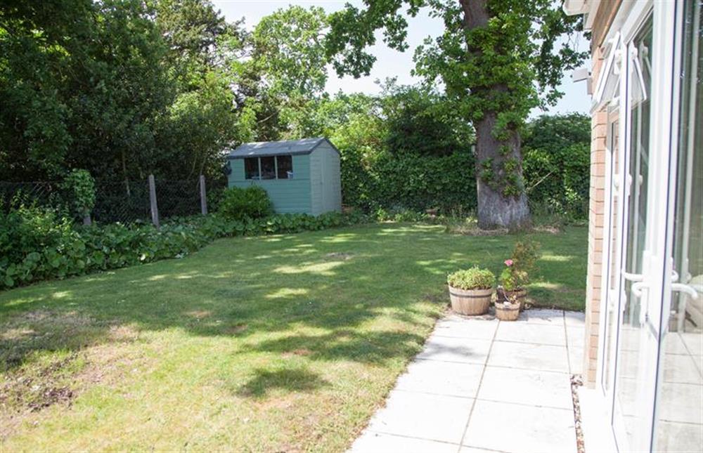 Enclosed garden:  With lawned area at Lodge End, Heacham near Kings Lynn