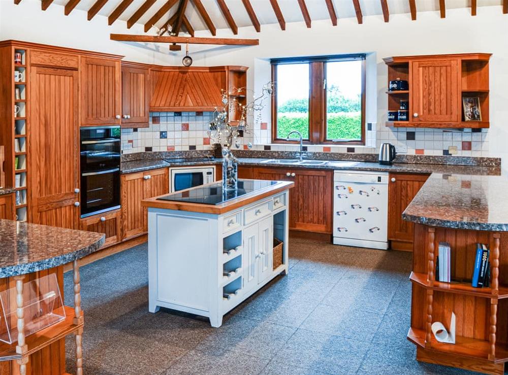 Fully equipped with all the cutlery and China you would expect for a house of this size at Lodge Farm Barn in South Walsham, North Norfolk, England