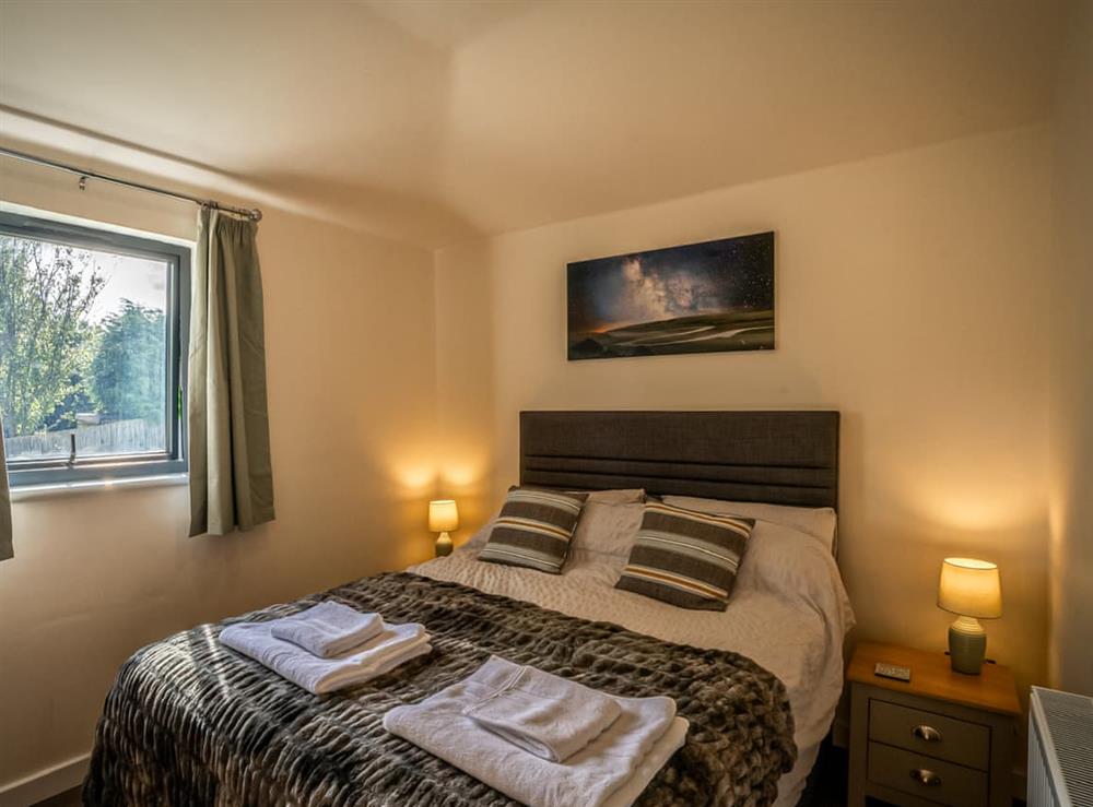 Double bedroom at Lodge With A View in Steyning, West Sussex