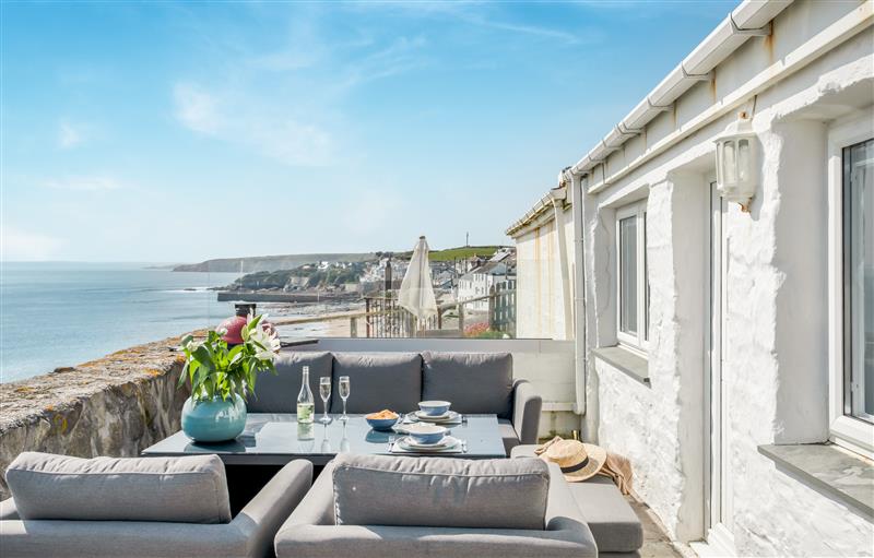 Relax in the living area (photo 3) at Loe Cottage, Porthleven