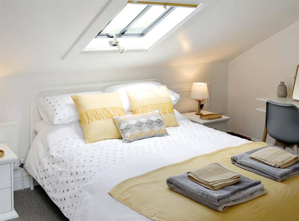 Comfortable double bedroom at Loft 10 in Keswick, Cumbria, England
