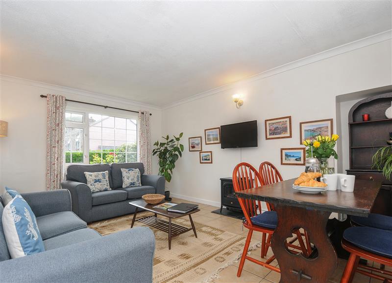 Enjoy the living room at Loft Cottage, Mullion