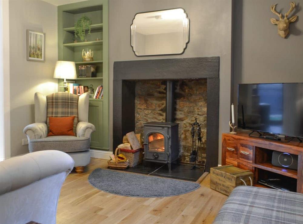 Living room at Logiemar Cottage in Ballater, Aberdeenshire