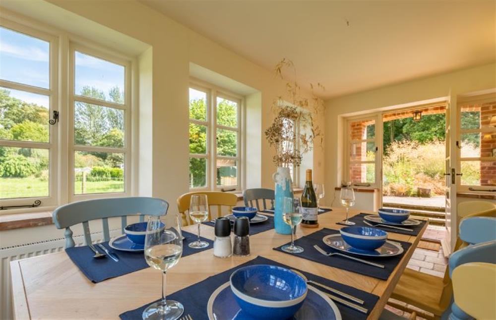 Ground floor: Dining room at Loke Cottage, Bessingham near Norwich