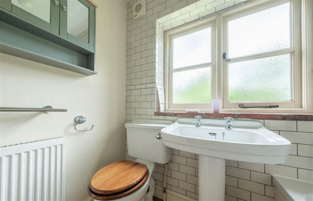 Ground floor: Family bathroom at Loke Cottage, Bessingham near Norwich