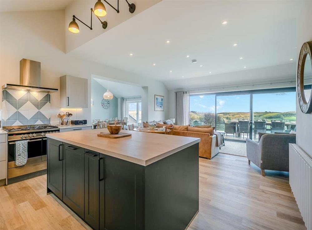 Kitchen at Long Commons in St Mawes, near Falmouth, Cornwall