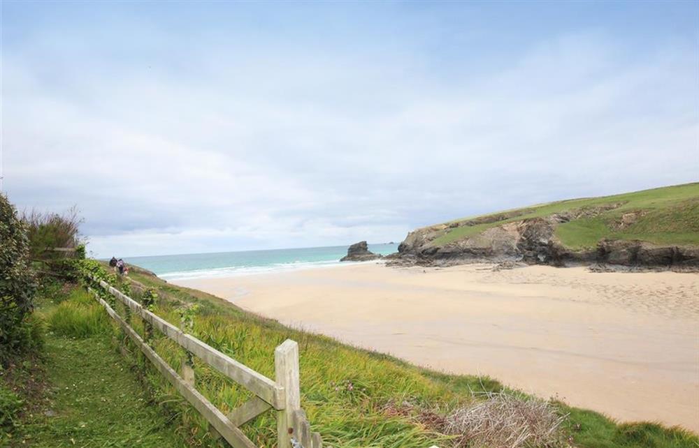 Access to the beach at Long Cove in Porthcothan
