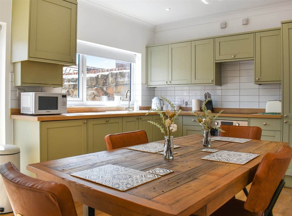Kitchen/diner at Long John Cottage in Saltburn-by-the-sea, Cleveland