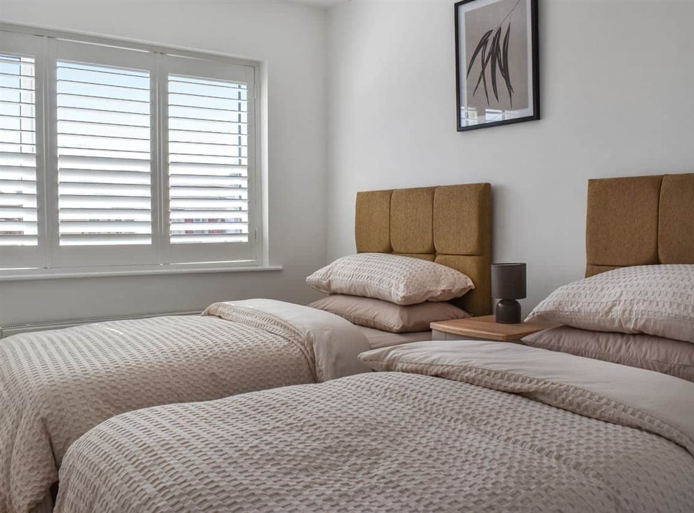 Twin bedroom at Long John Cottage in Saltburn-by-the-sea, Cleveland